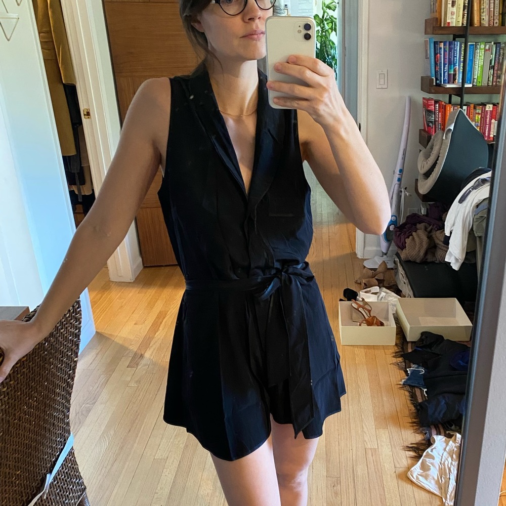 Madison Marcus Silk Romper